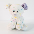 Ty Sprinkles 6  Plush 2019 White Pastel Confetti Stuffed Animal No Heart Tag