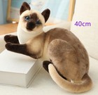 Siamese Cat 15 Inch Stuffed Animal Plush Toys Toddler Doll Kids Gifts