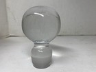 Vintage Large Clear Glass Bottle Stopper