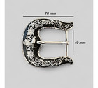Western Belt Buckle For 1 5    Straps Cowboy Rodeo Style Texas Western Vaquero