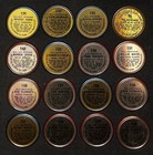 Lot Of  68  Vintage 1964 Topps Coins Mantle  Clemente  Mays 204357