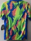 Nike Brazil Cbf Pre Match Training Shirt Multicolor Slim Fit Men   s Small Nwt
