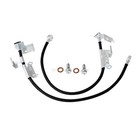 Set Of 2 Hydraulic Brake Lines Hoses Front Driver   Passenger Side Fit Gmc Chevy