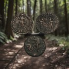 Lot Of 3 Genuine Ancient Roman Coins - Constantine Era 307-350 Ad