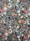 Little Peanut Bamboo Bambi Floral Pajama Set Gray 7 8y Unisex Kids Viscose