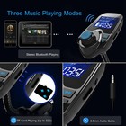 Bluetooth Car Fm Transmitter Mp3 Player Radio Adapter Kit Usb Charger 2 Outlets