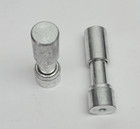 Lot Of 2 Rexnord 10486792 Utility Barrel Lock  4 Silver Lock W end Cap  93180100