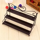 3 Tier Metal Nail Polish Display Rack Organizer Wall Holder Over 60 Bottles