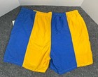 Bill Blass Mens Xl Swim Shorts Trunks Vintage Blue Yellow