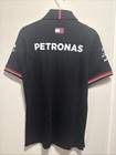 Mercedes Amg Petronas F1 Team Polo Shirt Black Men s Size M