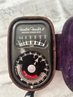 Vintage Weston Master Ii Camera Universal Exposure Light Meter W Leather Case