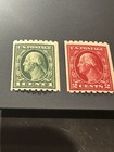 Us Washington Stamp Scott Numbers 410 411 Mint Never Hinged Og Mnh  Great Stamps
