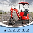 Hy14g  4 Accessories Free Ship 1 4ton Mini Excavator Kubota D722 Diesel Engine