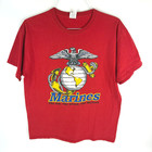Vintage United States Marine Corps T Shirt The Few The Proud The Marines Usmc L