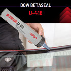 U-418 Dow Betaseal Auto Glass Primerless Urethane  adhesive  4  Tubes