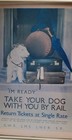 Vtg National Railway Museum Poster Take Your Dog With You By Rail Camden London