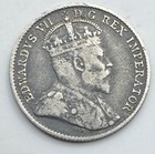 1910 Canada Silver   925  5 Cents - Canadian Coin - Free Shipping