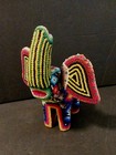  Huichol Beaded Colorful Elephant Sculpture Art Mexico