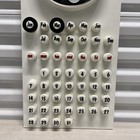 Vintage Mid Century Modern Perpetual Calendar Wall Clock 1970s Arabesque Danish