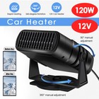 Portable Car Vehicle Heater Fan Ceramic Heating Defroster Demister Dc 12v