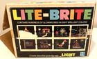 Lite Brite Vintage 1978 Hasbro Tested   Works 31 Used 20 New Sheets 417 Lights
