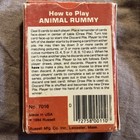 Vintage  animal Rummy  Card Game From Played Games
