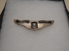 Wwii   Sterling   Glider Pilots Wings   3    Pin Back   17 Grams Sterling Silver