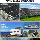 200 Watt Solar Panel  12v Single Panel  N-type Monocrystalline 25  High-efficien