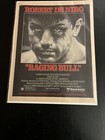 Vtg 1980 Raging A Bull Movie Promo Magazine 10x13 Print Ad Robert Deniro 