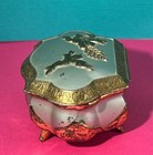 Vintage Jewelry Trinket Pill Box Cherubs