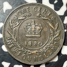1880 Newfoundland Large Cent Lot jm8561 Nice  Round   Low  0 