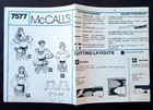 Mccall s Pattern 7577 Peasant-style Blouse W bishop Sleeves   Square Neckline