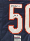 Mike Singletary Signed Autographed Pro Style Jersey Jsa Witness Coa Chicago Bear