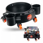  Rolling   Heavy-duty Polypropylene With 4 Swivel Wheels  Bucket Dolly  black 