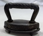 Vtg Cast Iron Antique Toy Sad Iron   Trivet Original Victorian Dollhouse C  1880