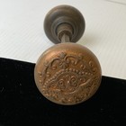 Antique Eastlake Syle Ornate Brass Door Knob F3-123 Cm 1 15 2023