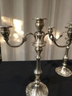 Vtg Pair Gorham Chantilly Sterling Silver Candelabra 750 Elegant