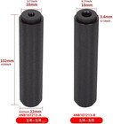 Aluminum Alloy Extension Rod 1 4  Female To 1 4  3 8  Female For Tripods Extend