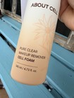 About Cell Pure Clear Makeup Remover Foam  Face Cleanser 4 73 Fl Oz