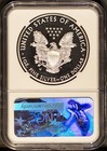 2017-w  1 Silver American Eagle Pf70ucam John Mercanti Ngc   4563814-069   Bonus