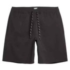 New Lands  End Men s Swim Shorts  Black  Medium  Upf 50    Built In Brief