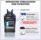 Ultra-quiet Canister Filter For Large Fish Tanks   Aquarium Adjustable Water Flo