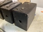 Vintage Lot Of 3 Antique Box Cameras No 2a Goodwin Unmarked   Kodak No 2a No 116