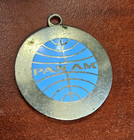 Rare Pan Am Inaugural Jet Age Flight Memento 1958 Medallion Pendant   Keychain