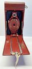 Eastman Kodak Co  Rainbow Hawk-eye 2a Folding Model B Film Camera  untested  Red