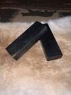 Buffalo Horn Knife Making Block  5    X 1  5    X 1     Polished Black  Knife Handle