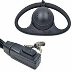 D Earphone Earpiece Headset Mic For Motorola Radio Security 2 Pin Walkie Talkie