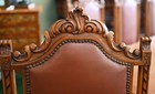 Italian Walnut Dining Suite Table Chairs Sideboard Buffet Carved Farmhouse 1880