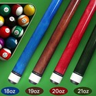 Professional Pool Cue Stick Set 58 Inch Canadian Maple Wood Billiard Sticks Game