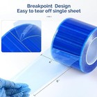 8 Rolls Dental Medical Barrier Film Tape Adhesive Roll 1200 Sheets 4  X 6 